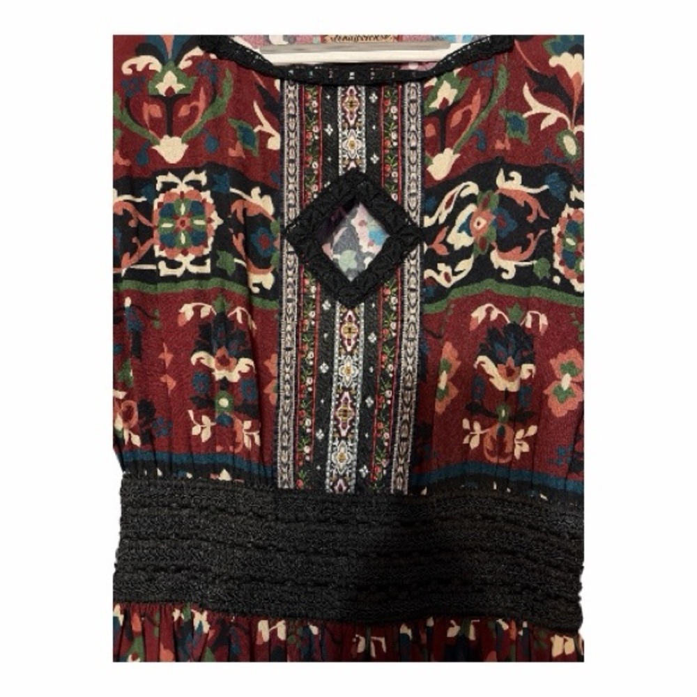 Lena Hoschek Bohemian folklore Floral Print midi Dress - Picture 4 of 8